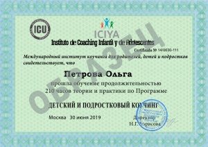 сертификат участника