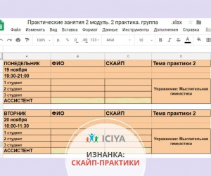 Изнанка: скайп-практики